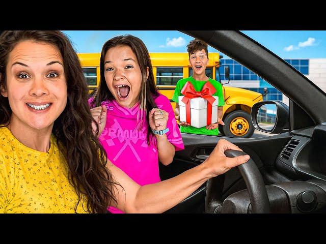 SNEAKING my daughter OUT of SCHOOL for her BIRTHDAY! *got CAUGHT*