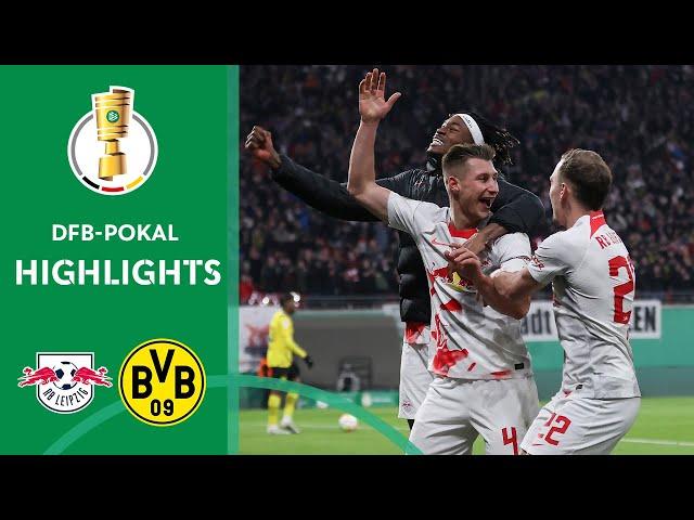 Incredibly strong Leipzig knocks BVB out! | RB Leipzig vs. Dortmund 2-0 | Highlights | DFB-Pokal