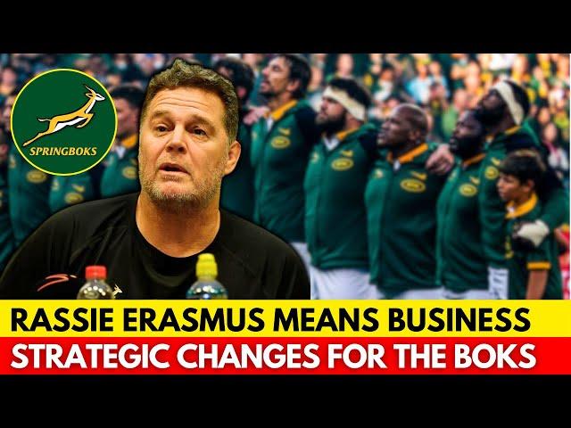 RASSIE ERASMUS REINFORCES THE TEAM WITH SURPRISING CHANGES! | SPRINGBOKS NEWS