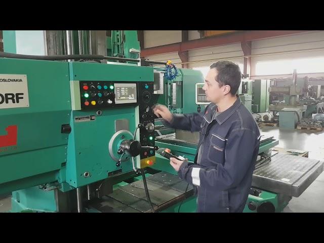 Горизонтально-расточной станок TOS WH10NC Table type boring machine