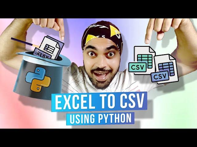 Convert Excel Files to CSV using Python  | Working with Large Excel Files in Power BI