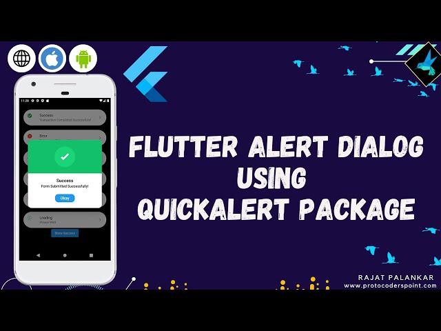 Flutter QuickAlert: Easiest Way to Show Alert Dialog in Flutter App