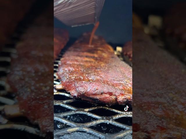 Red ribs, Southern blues #ribs #bbq #bbqribs #porkribs #smokedribs #foodshorts #foodlover #foodie