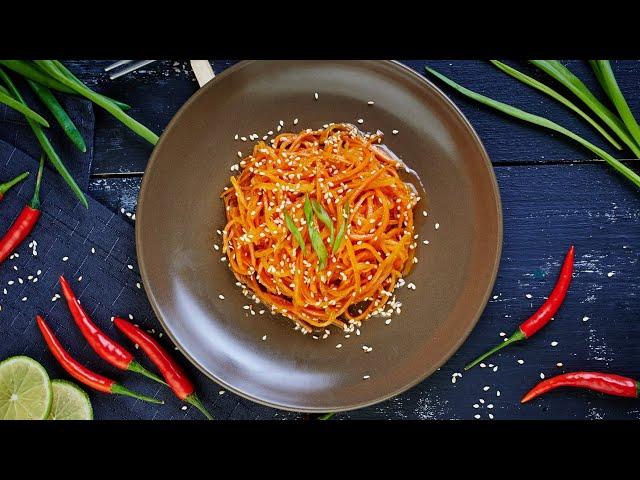 DELICIOUS KOREAN CARROTS IN 10 MINUTES. CLASSIC RECIPE LIKE IN THE KOREA
