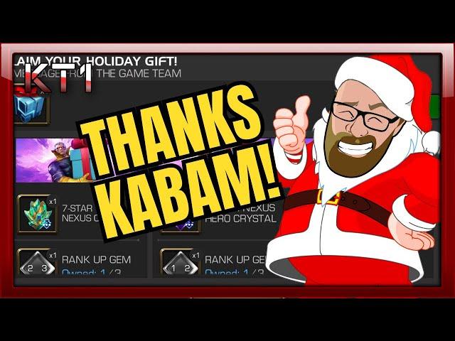 Kabam Christmas Gift Opening! GREAT Gift BTW! Merry Christmas Everyone!