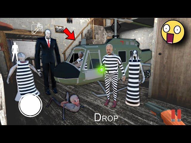 All Prison Bosses Mod In Granny  #mod #granny  || Funny Granny || Granny Gameplay |  New Update