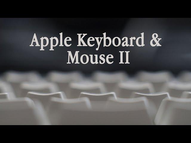 Unboxing a 30-year-old Apple Keyboard & Mouse (M3250)