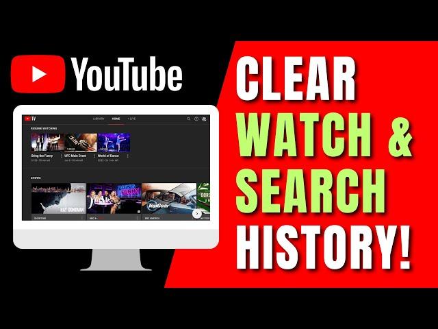 How to Clear YouTube Search & Watch History on TV