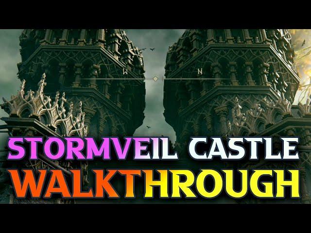 COMPLETE Elden Ring Stormveil Castle Walkthrough Part 1