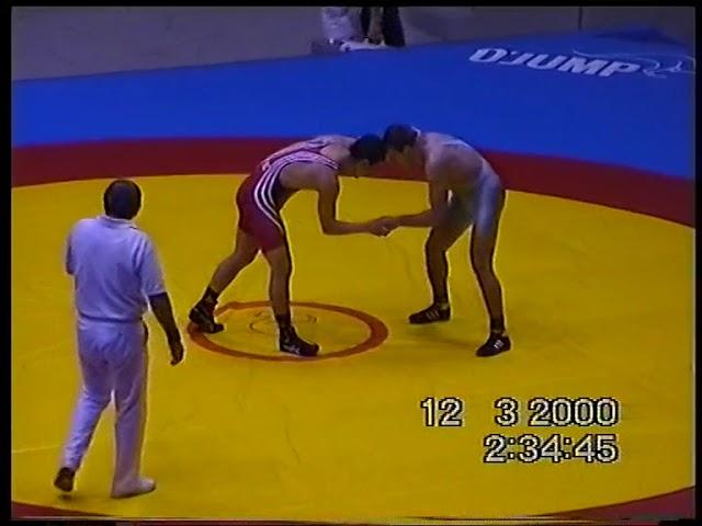 63 kg. Goran Trajkov (MKD) vs Mumjiev, Serban-Florian (ROU), Olimp Qualif 2000 Mexico