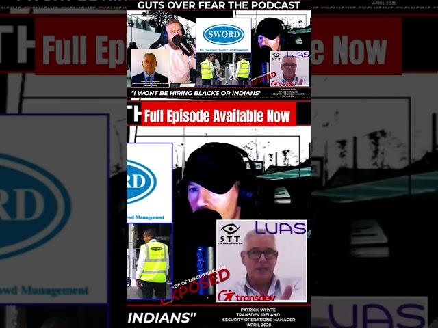 "I Won't Be Hiring Blacks or Indians" Transdev Ireland Manager Exposed  #podcast #racisminireland