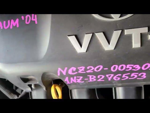 Контрактный двигатель Япония TOYOTA RAUM / Тойота Раум /  NCZ20-0053038 1NZ B276553 A/T 2WD 2004 год