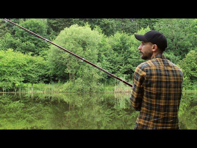 2 Days on a Wild Lake. Solo Camping in Heavy Rain. Fishing, Campfire Cooking etc.