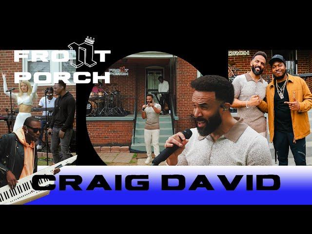 Noochie’s Live From The Front Porch Presents: Craig David