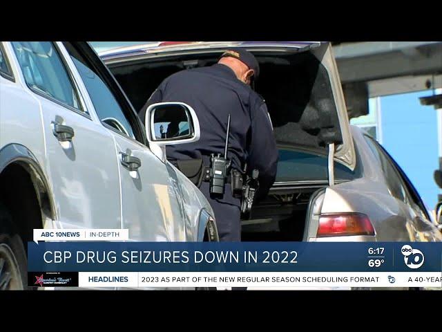 In-Depth: Why are drug seizures down along the San Diego-Mexico border in 2022?