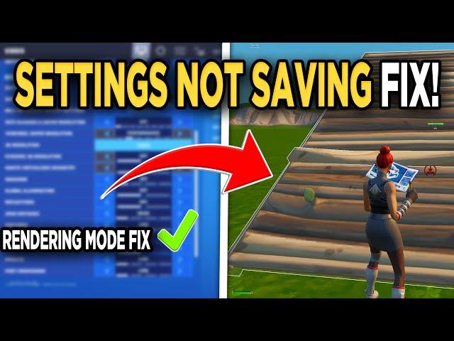 How To Fix Fortnite Stuck On DX11,12 & Performance Mode! | Fortnite Rendering Mode Not Changing Fix!