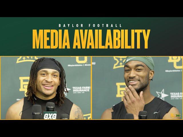 Baylor Football: Keaton Thomas and Hal Presley Texas Bowl Media Availability (December 28, 2024)