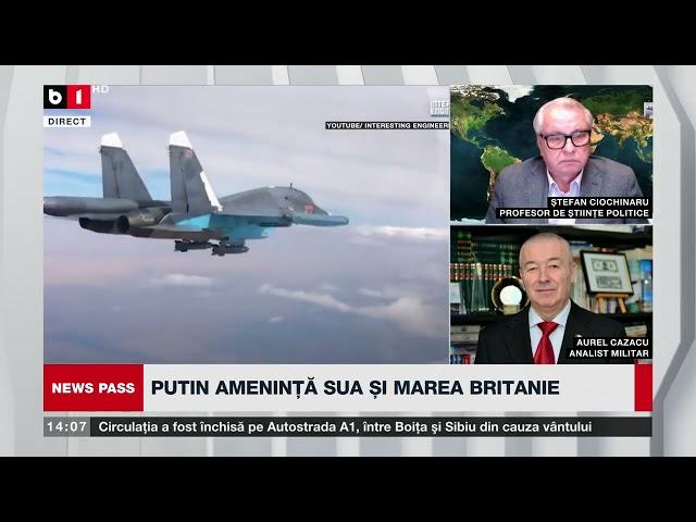 NEWS PASS CU L. CHIRIAC. PUTIN AMENINȚĂ SUA ȘI MAREA BRITANIE. VUCIC: LUMEA ALUNECĂ SPRE DEZASTRU P3