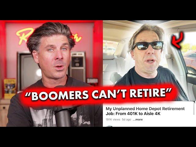 67 Yrs Old Working at Home Depot .... Boomers Can't Retire