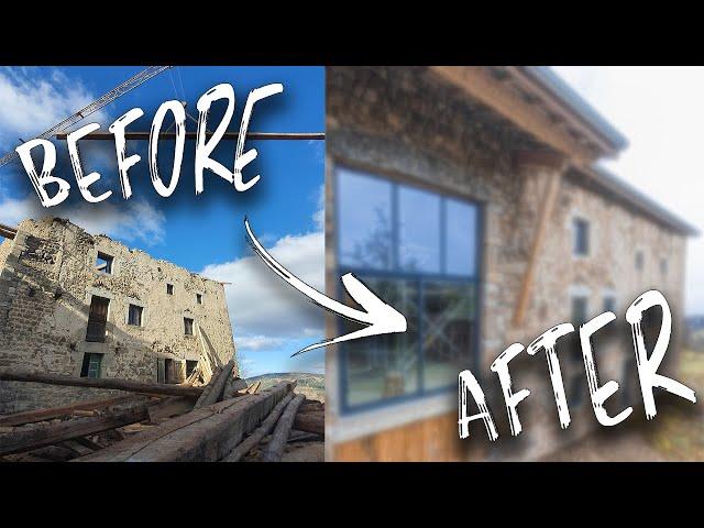 TIMELAPSE 2 ANS RENOVATION CORPS DE FERME 1820 / TIMELAPSE 2 YEARS RENOVATION OLD FARM 1820