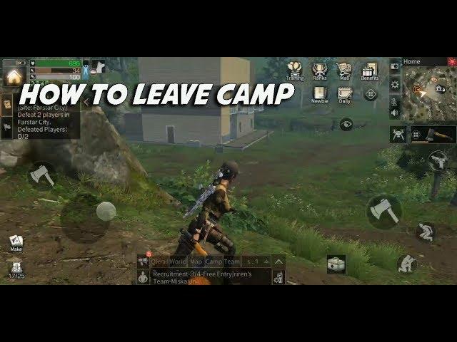 How To Leave Camp/Clan - LifeAfter Tutorial