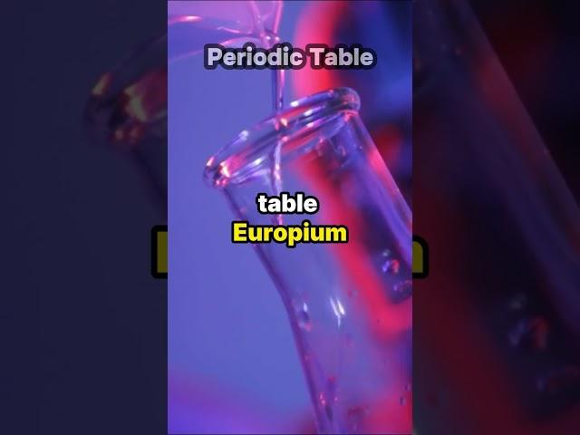 Europium | Periodic Table | TablaPe