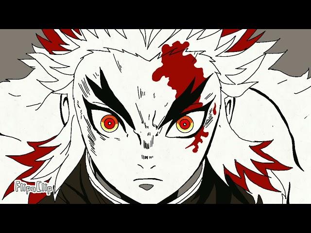 Rengoku VS lower moon two hairo/Demon slayer