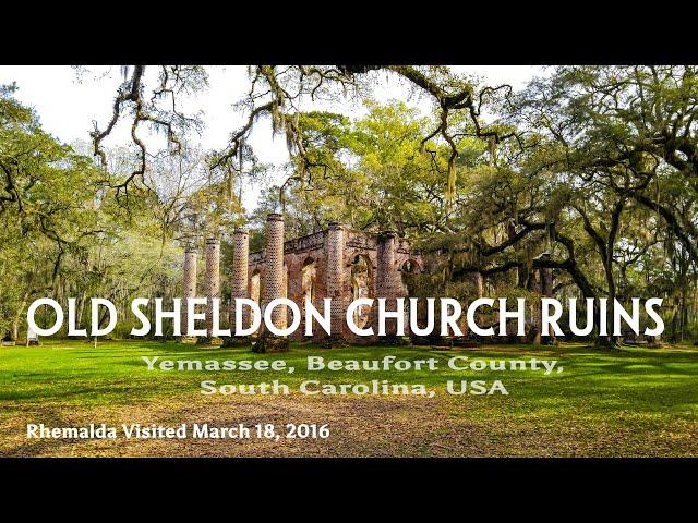 Old Sheldon Church Ruins, Yemassee, Beaufort County, South Carolina