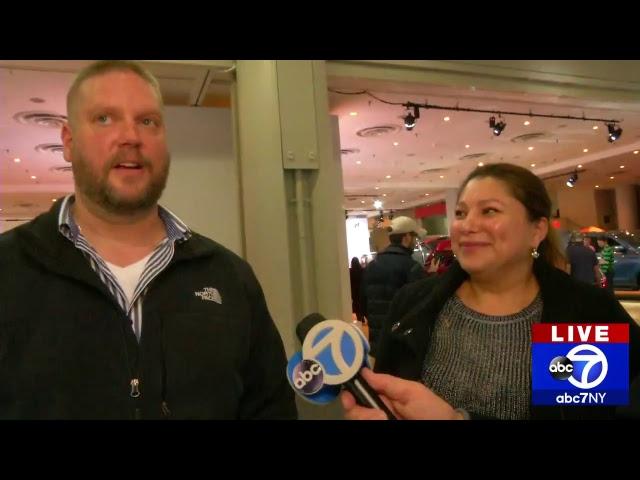 Checking out SUVs and trucks at the New York International Auto Show!