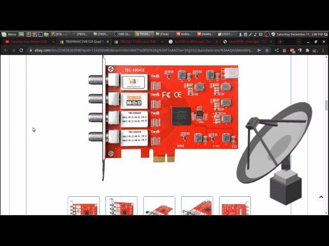 TBS5930 TBS6904se Satellite Card and USB Tuner : Video 1