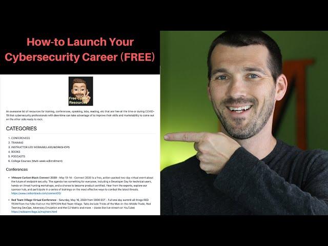 How to Launch Cyber Security Career for Free