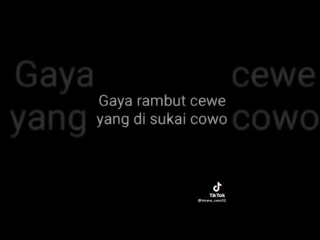 Gaya rambut cewek yg cowok suka | Cowok auto salting #cewekcantik #gayarambutwanita #shorts #fyp