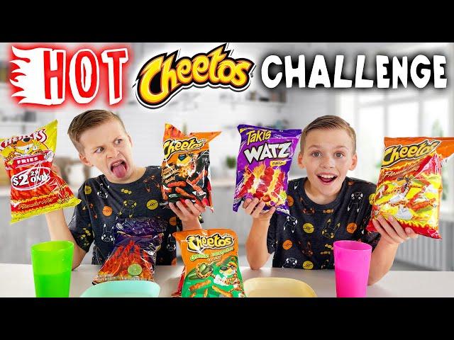 HOT Cheetos vs Takis Challenge!