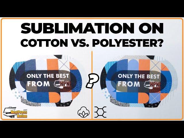 Sublimation On Cotton Vs. Polyester T-Shirts