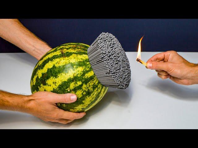 Jet Watermelon Shockwave Experiment