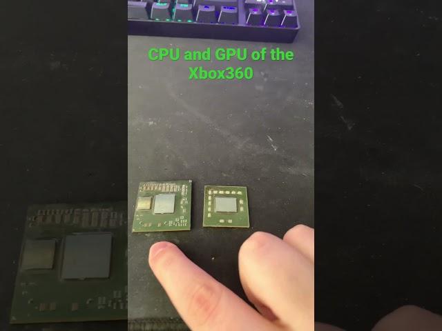 This is the CPU and GPU in the Xbox 360 #shorts #xbox