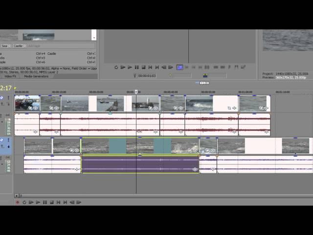 Sony Vegas Pro Basics NINETEEN: Changing Properties of Clips