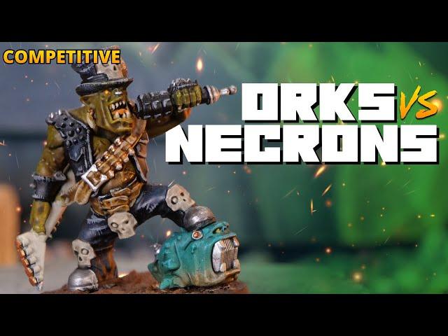 Orks vs Necrons - A Competitive Warhammer 40K Battle Report