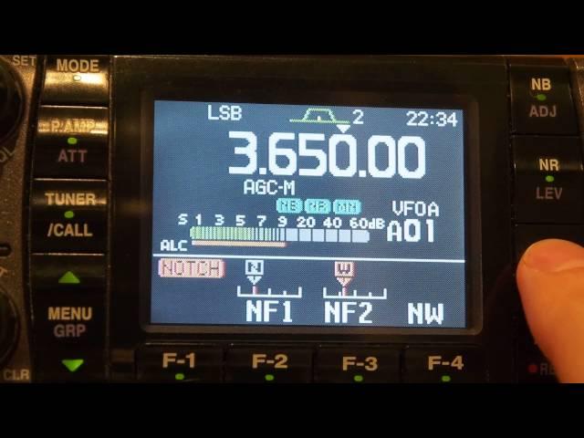 icom ic-7000 - noise reduction and manual notch filter