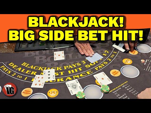 Blackjack  Winning Big Side Bets and Splits ️ Real Casino Play!