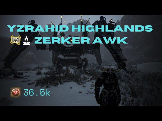 BDO | Yzrahid Highlands 36.5k (Lvl 2, Agris) | Berserker Awakening