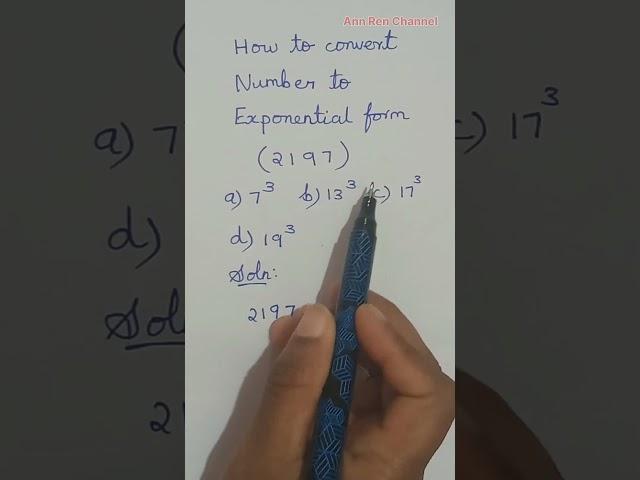 How to convert number to Exponential form