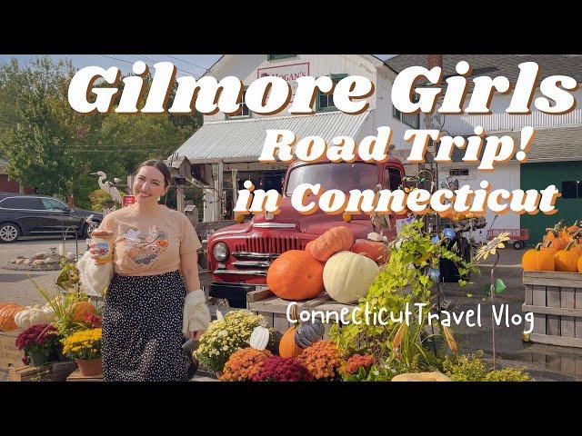 Connecticut Fall Road Trip! | CT Travel Vlog | Real Gilmore Girls Stars Hollow! | Things to do in CT