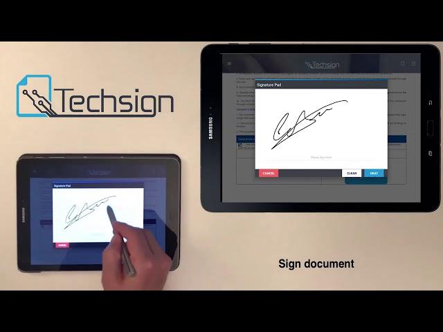 TechSign Biometric Signature Platform 1 min.