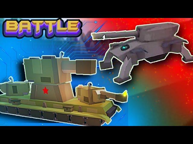 BUILDER TANKS BATTLE in Build a Boat Roblox