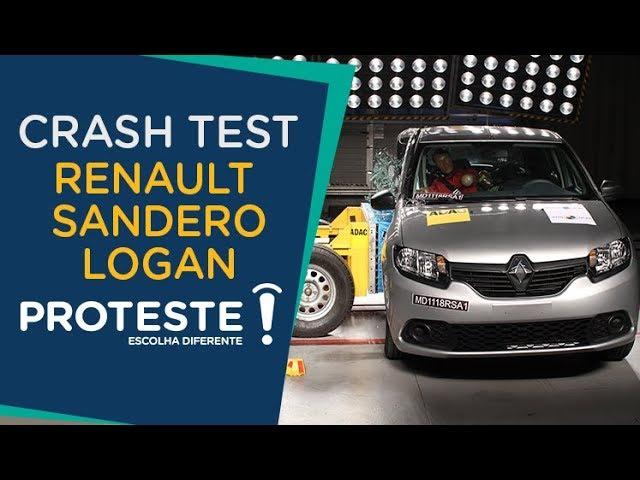 Crash Test Renault Sandero Logan - 2 Airbags | PROTESTE