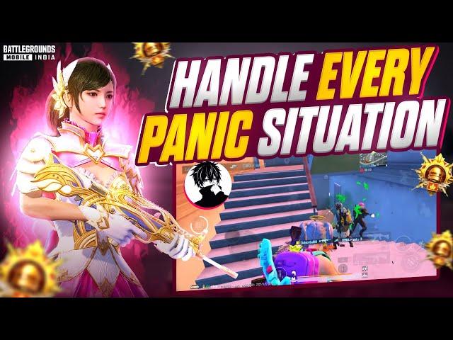 Don’t Panic in 1v4 Situations ??  Intense Solo vs Squad Rank Push Lobby | BGMI