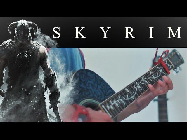 Skyrim Main Theme [ Fingerstyle Guitar Cover & Tutorial Tabs!! ]