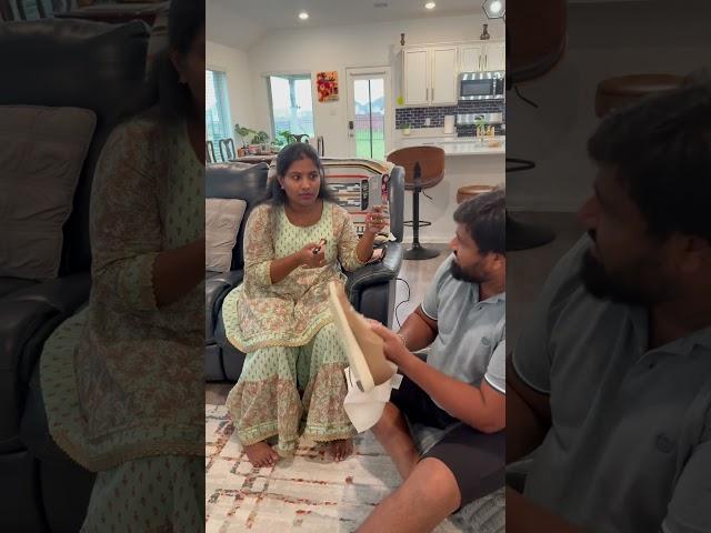 Aaah manalni kadule ‍️ || Couple Comedy || USA Telugu Vlogs #shorts  #couplecomedy