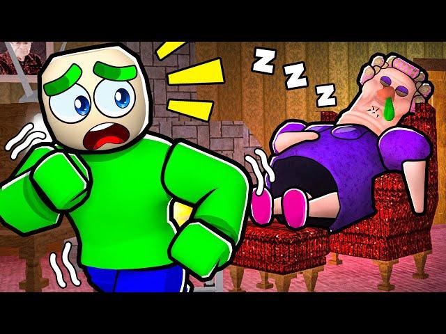 DO NOT Wake Up GRANNY! | Roblox Scary Obby